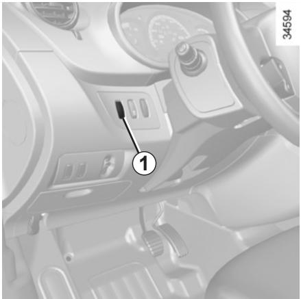 RENAULT KANGO ZE - RÉGULATEUR-LIMITEUR DE VITESSE : fonction régulateur (1/4) - 1
