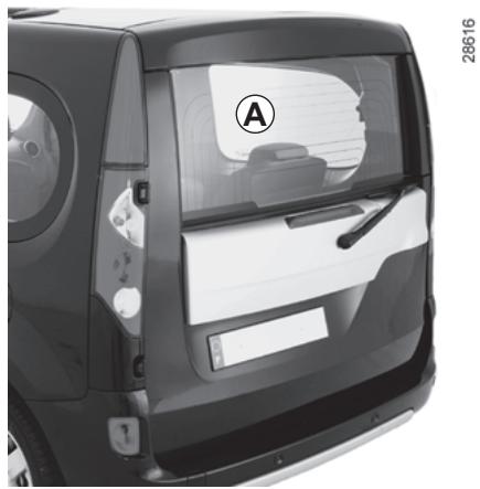 RENAULT KANGOO BE BOP - Lève-vitre de coffre 4 - 1