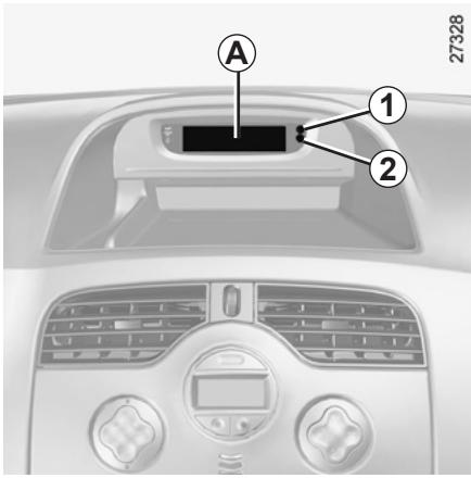 RENAULT KANGOO BE BOP - HEURE ET TEMPERATURE EXTÉRIÉTURE - 1