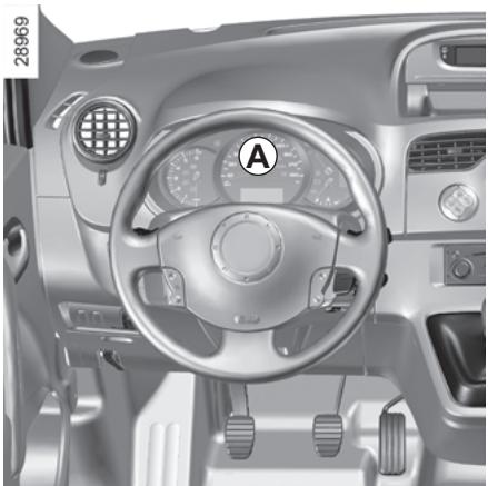 RENAULT KANGOO BE BOP - TABLEEAU DE BORD : témoins lumineux (2/4) - 1
