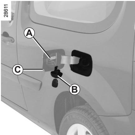 RENAULT KANGOO BE BOP - RÉSERVOIR À CARBURANT (1/2) - 1