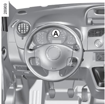 RENAULT KANGOO BE BOP - TABLEEAU DE BORD : témoins lumineux (3/4) - 1