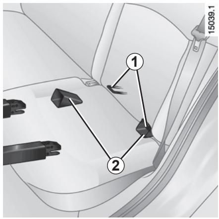 RENAULT KANGOO BE BOP - SECURITE ENFANTS :CHOIX de la fixation siège infant (2/2) - 1