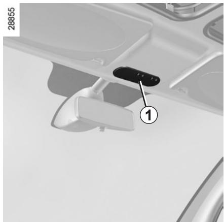 RENAULT KANGOO BE BOP - ÉCLAIRAGE INTÉRIEUR : remplacement des lampes - 1
