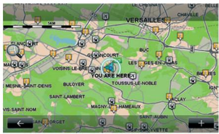 RENAULT R-LINK - AFFICHER LA CARTE - 1