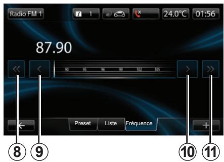 RENAULT R-LINK - Mode « Liste » - 1