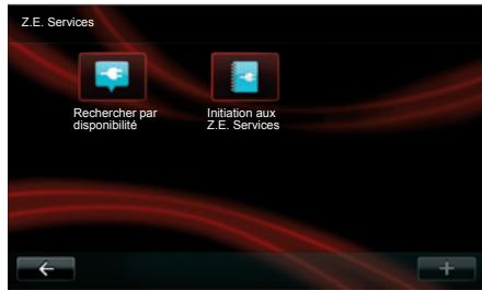 RENAULT R-LINK - Acceder aux Z.E. Services - 1