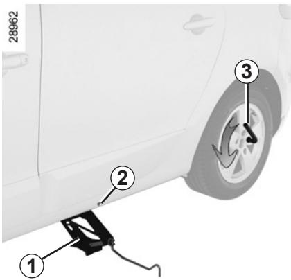 RENAULT SCENIC III RESTYLE - CHANGEMENT DE ROUE (1/2) - 1