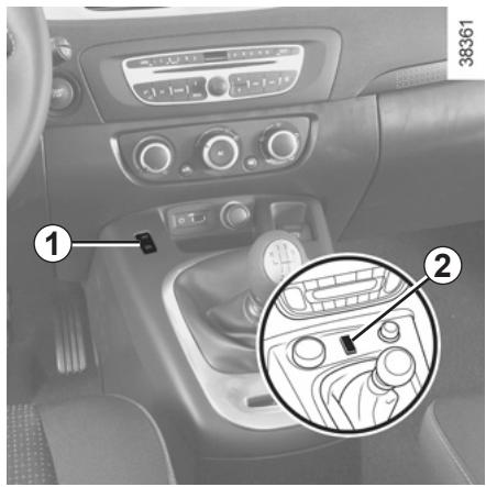 RENAULT SCENIC III RESTYLE - RÉGULATEUR-LIMITEUR DE VITESSE : fonction limiteur (1/3) - 1