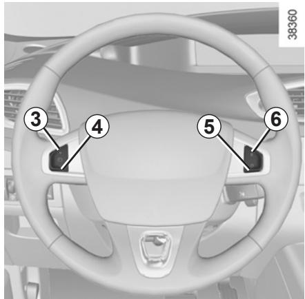 RENAULT SCENIC III RESTYLE - RÉGULATEUR-LIMITEUR DE VITESSE : fonction régulateur (4/4) - 1