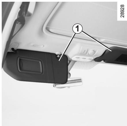 RENAULT SCENIC III RESTYLE - PARE-SOLEIL/MIROIRS - 1