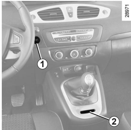 RENAULT SCENIC III RESTYLE - DÉMARRAGE, ARRÊT DU MOTEUR (1/3) - 1