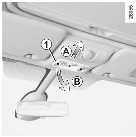 RENAULT SCENIC III RESTYLE - ÉCLAIRAGE INTÉRIEUR : remplacement des lampes (1/2) - 1