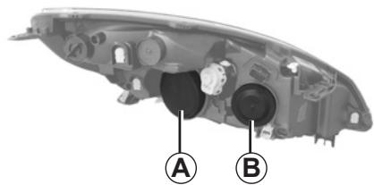 RENAULT SCENIC III RESTYLE - PROJECTEURS AVANT : remplacement des lampes (1/3) - 1