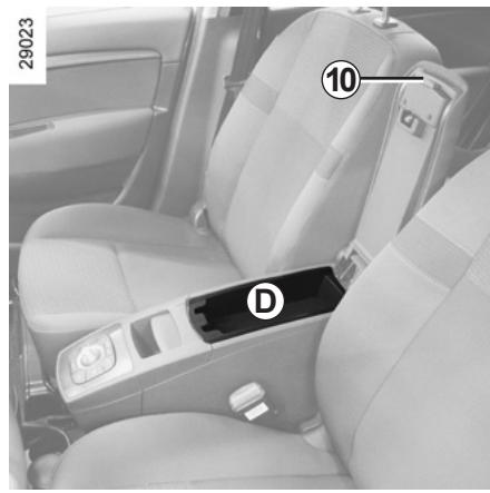 RENAULT SCENIC III RESTYLE - Console centrale 9 - 2