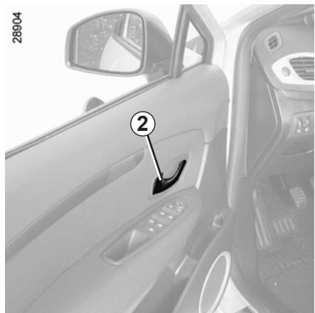 RENAULT SCENIC III RESTYLE - Ouverture de l'extérieur - 1