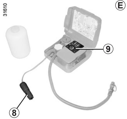 RENAULT SCENIC III RESTYLE - KIT DE GONFLAGE DES PNEUMATIQUES (3/5) - 1