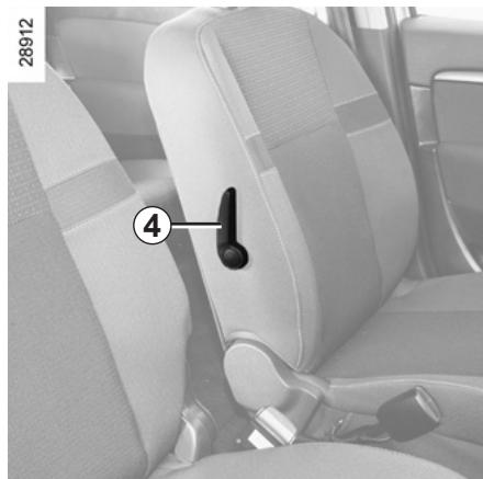 RENAULT SCENIC III RESTYLE - Pour monter ou descendre l'assise du siège - 1