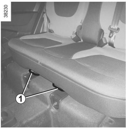 RENAULT CAPTUR 2013 - BANQUETTE ARRIÈRE COULISSANTE (1/2) - 1