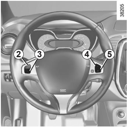 RENAULT CAPTUR 2013 - RÉGULATEUR-LIMITEUR DE VITESSE : fonction régulateur (4/4) - 1