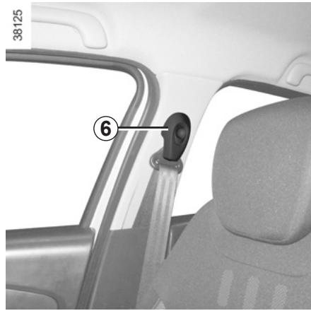 RENAULT CAPTUR 2013 - Alerte de non-port de ceinture arrière (suivant véhicule) - 1