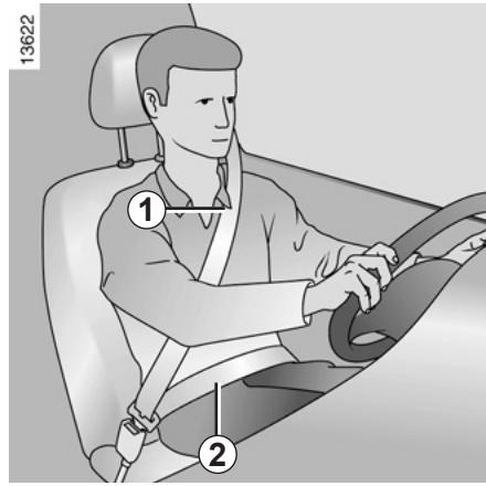 RENAULT CAPTUR 2013 - Réglage de la position de conduite - 1