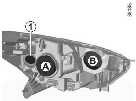 RENAULT CAPTUR 2013 - PROJECTEURS AVANT : remplacement des lampes (1/3) - 1