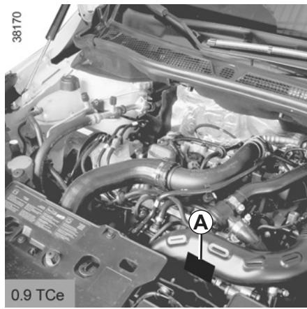 RENAULT CAPTUR 2013 - PLAQUES D'IDENTIFICATION MOTEUR - 2