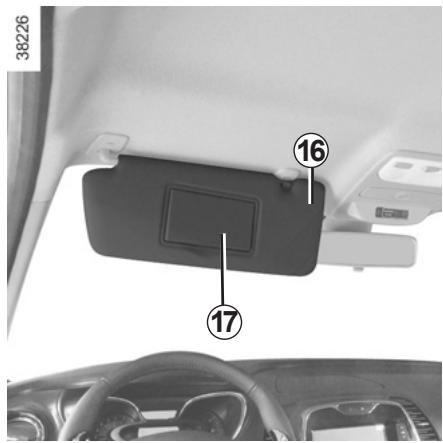 RENAULT CAPTUR 2013 - RANGEMENTS, AMÉNAGEMENTS HABITACLE (5/5)/PARE-SOLEIL - 2