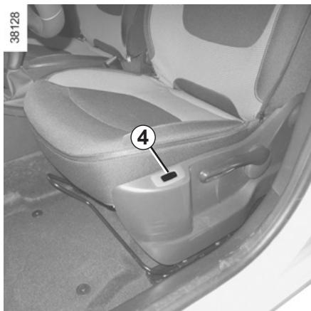RENAULT CAPTUR 2013 - Pour incliner le dossier - 2