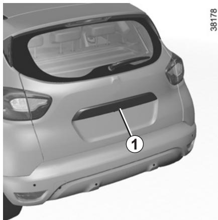 RENAULT CAPTUR 2013 - COFFRE À BAGAGES - 1