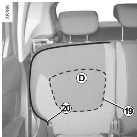RENAULT CAPTUR 2013 - Dépose de l'habillage du dossier D - 1