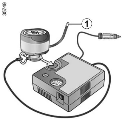 RENAULT CAPTUR 2013 - KIT DE GONFLAGE DES PNEUMATIQUES (3/3) - 1