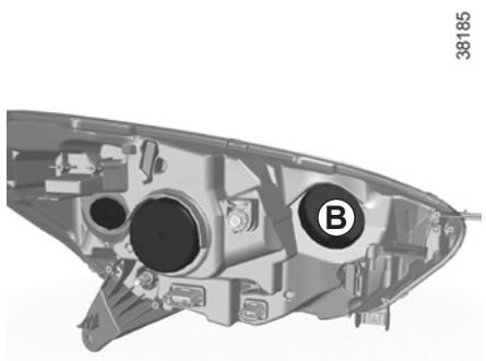 RENAULT CAPTUR 2013 - PROJECTEURS AVANT : remplacement des lampes (2/3) - 1
