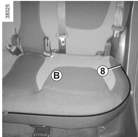 RENAULT CAPTUR 2013 - Banquette arrière - 2