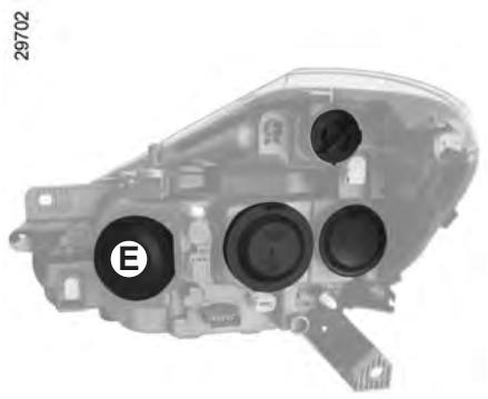 RENAULT CLIO 3 2010 - PROJECTEURS LAMPES HALOGÈNE : remplacement des lampes (3/3) - 1