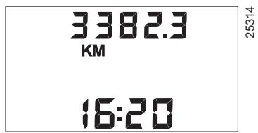 RENAULT CLIO 3 2010 - HEURE ET TEMPÉRATURE EXTÉRIEURE (1/2) - 1