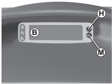 RENAULT CLIO 3 2010 - HEURE ET TEMPÉRATURE EXTÉRIEURE (2/2) - 1