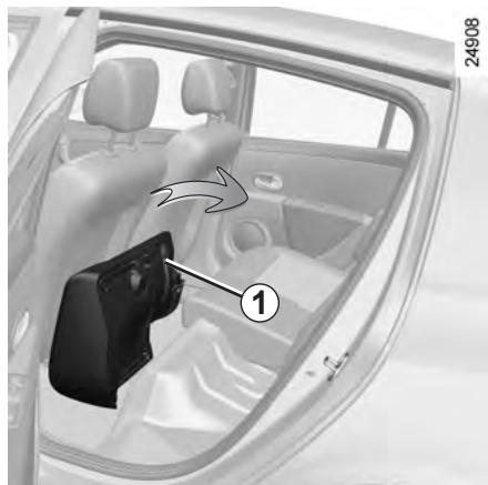 RENAULT CLIO 3 2010 - BANQUETTE ARRIÈRE : fonctionnalités (2/2) - 3