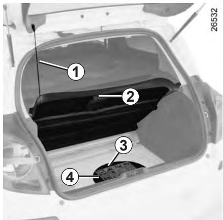 RENAULT CLIO 3 2010 - ROUE DE SECOURS (1/4) - 1