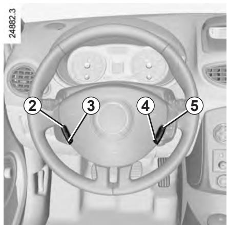 RENAULT CLIO 3 2010 - RÉGULATEUR-LIMITEUR DE VITESSE : fonction limiteur (1/3) - 2