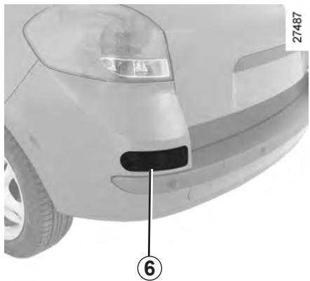RENAULT CLIO 3 2010 - FEUX ARRIÈRE ET LATÉRAUX : remplacement des lampes (3/4) - 1