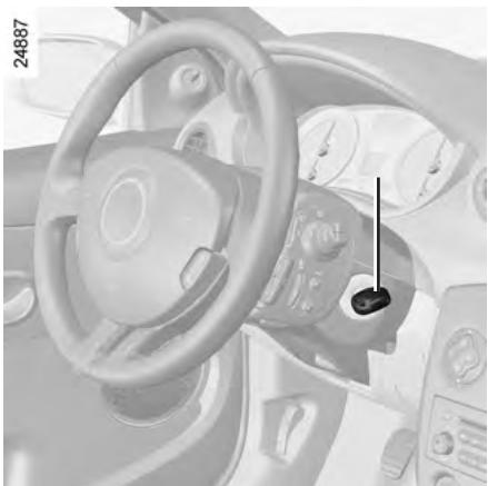 RENAULT CLIO 3 2010 - CONTACTEUR DE DÉMARRAGE : véhicule avec clé - 1