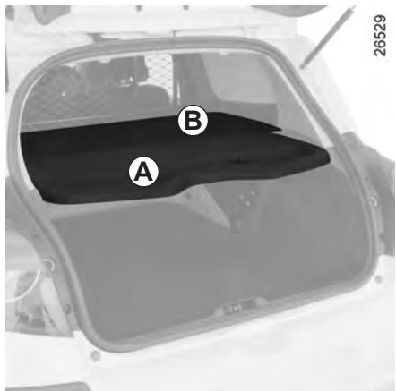 RENAULT CLIO 3 2010 - CACHE-BAGAGES : versions société - 1