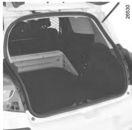 RENAULT CLIO 3 2010 - CACHE-BAGAGES : versions société - 4