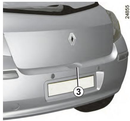 RENAULT CLIO 3 2010 - Déverrouillage des portes et du coffre - 1