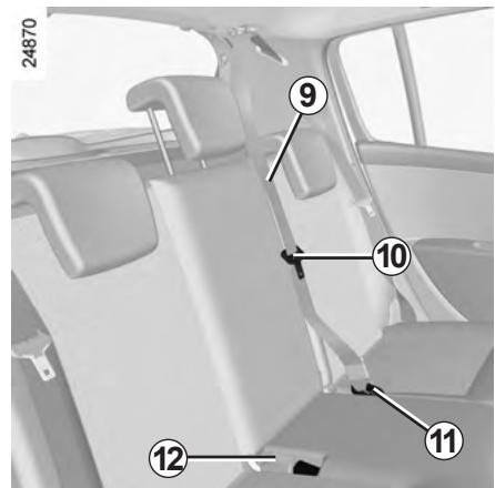 RENAULT CLIO 3 2010 - CEINTURES DE SÉCURITÉ (3/4) - 3