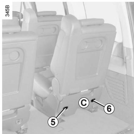 RENAULT ESPACE 4 - Pour installer un siège - 1