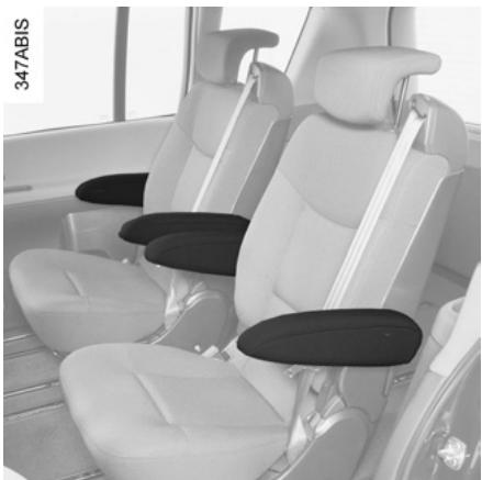 RENAULT ESPACE 4 - SIÈGES ARRIÈRE : accoudoirs - 1