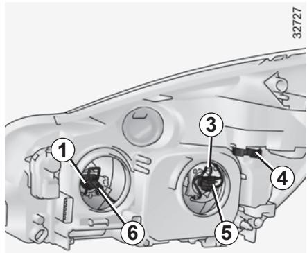 RENAULT ESPACE 4 - Ne touchez pas le verre de la lampe. Tenez-la par son culot. - 1